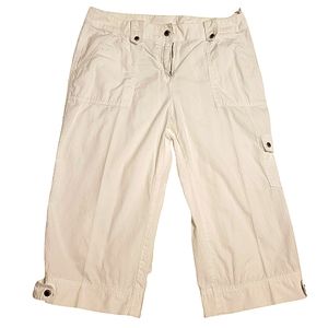 Jones New York sport petite white cargo pants size 10p